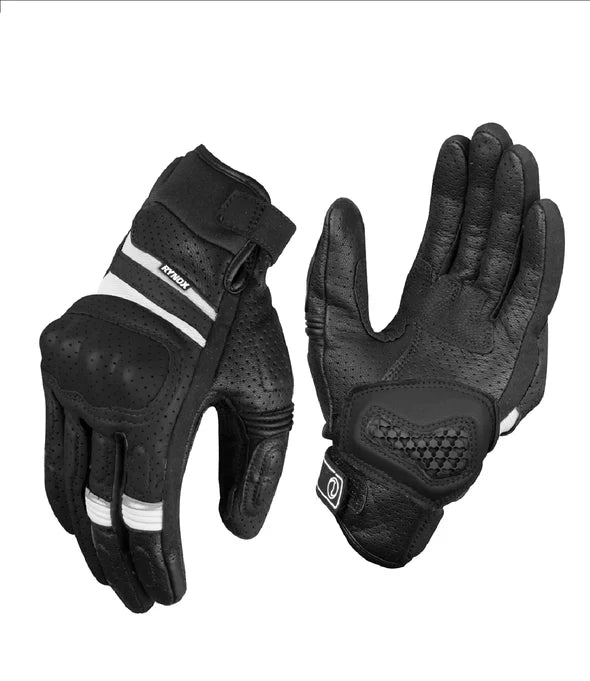 RYNOX AIR GT GLOVES - BLACK WHITE
