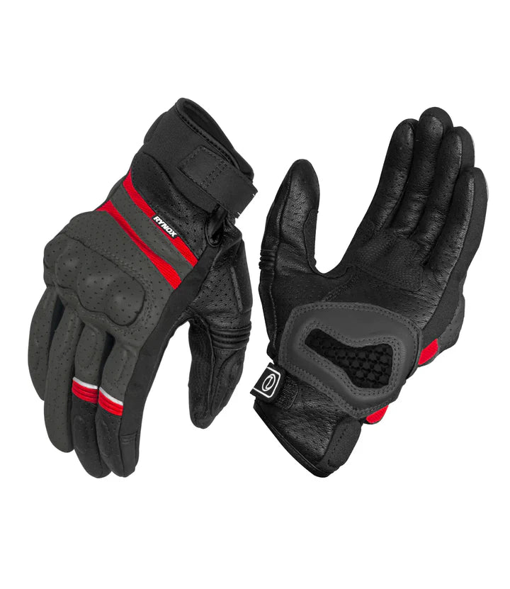 RYNOX AIR GT GLOVES - GREY RED