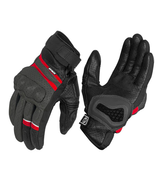RYNOX AIR GT GLOVES - GREY RED