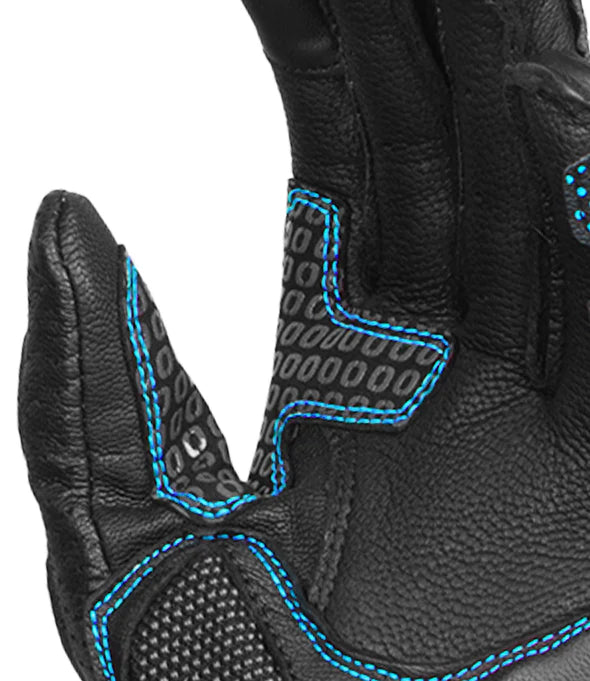 RYNOX ADVENTO PRO GLOVES - BLACK BLUE