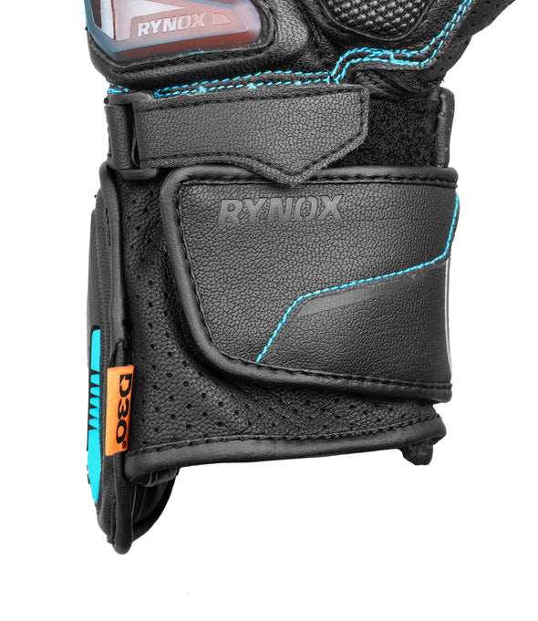 RYNOX ADVENTO PRO GLOVES - BLACK BLUE