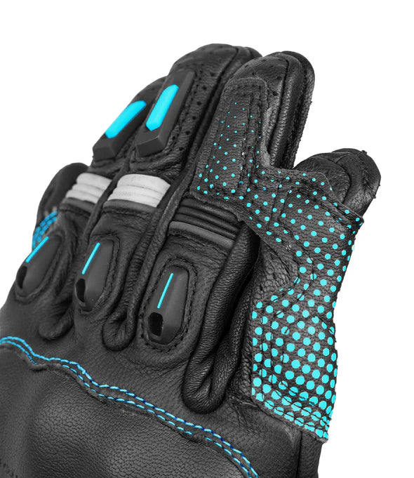 RYNOX ADVENTO PRO GLOVES - BLACK BLUE