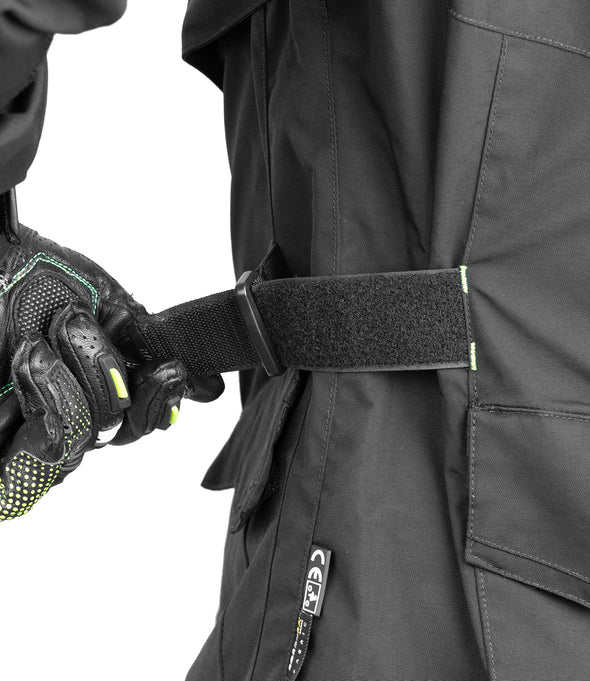 RYNOX ADVENTO PRO JACKET - BLACK HI-VIZ GREEN