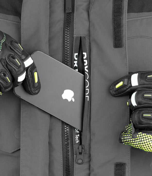 RYNOX ADVENTO PRO JACKET - BLACK GREY