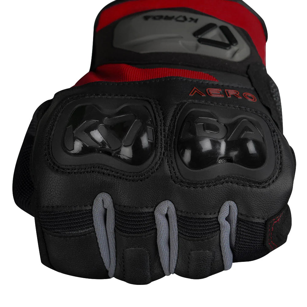 KORDA AERO RIDING GLOVES - FLUORESCENT YELLOW