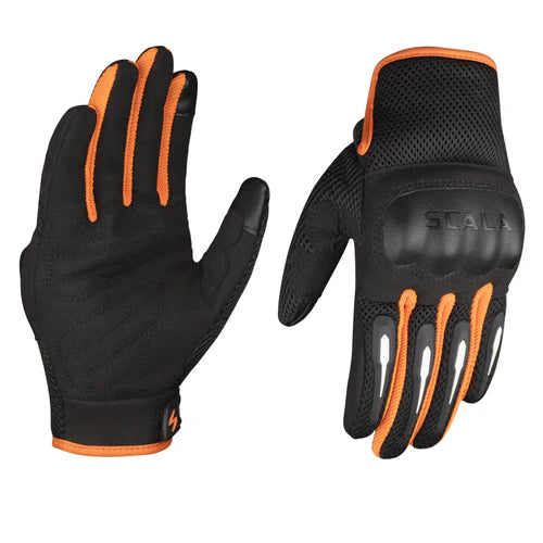 SCALA AIR RIDING GLOVES - ORANGE