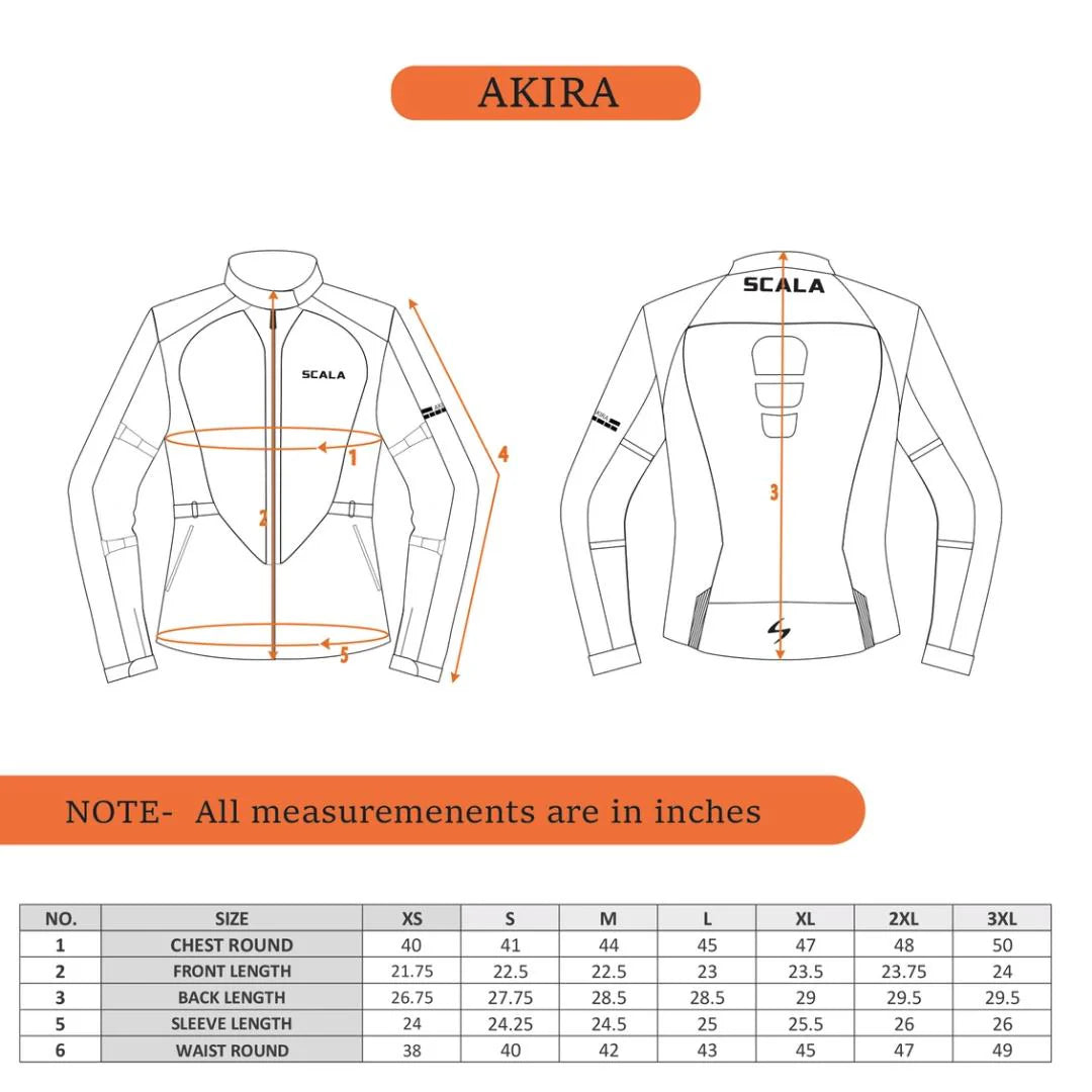SCALA AKIRA V2 WOMEN RIDING JACKET - GRAY