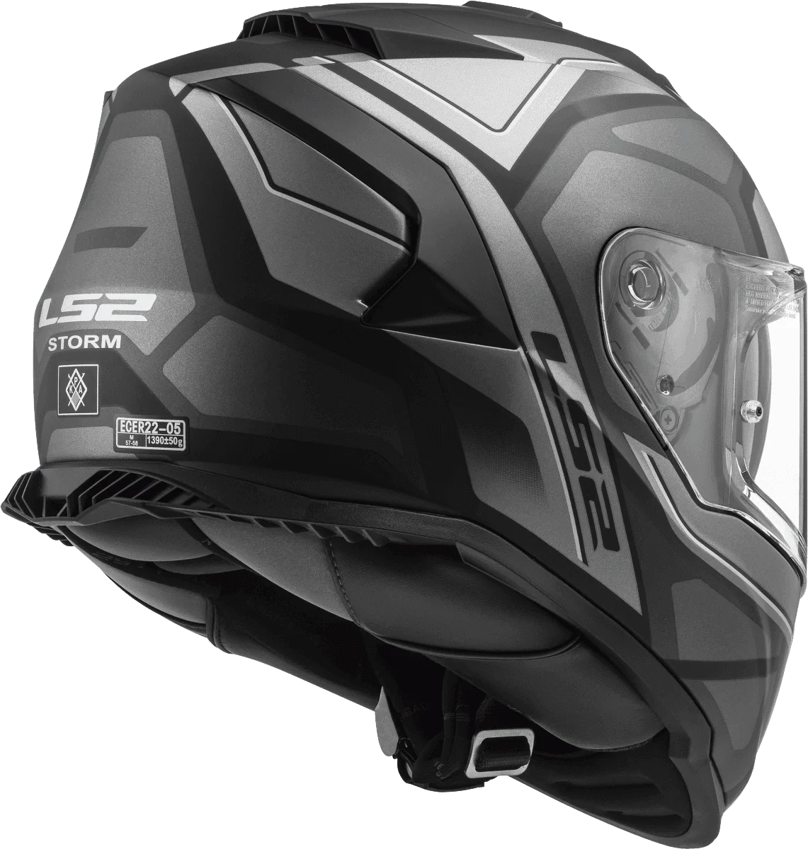LS2 FF800 STORM HELMET - FASTER MATT TITANIUM 06