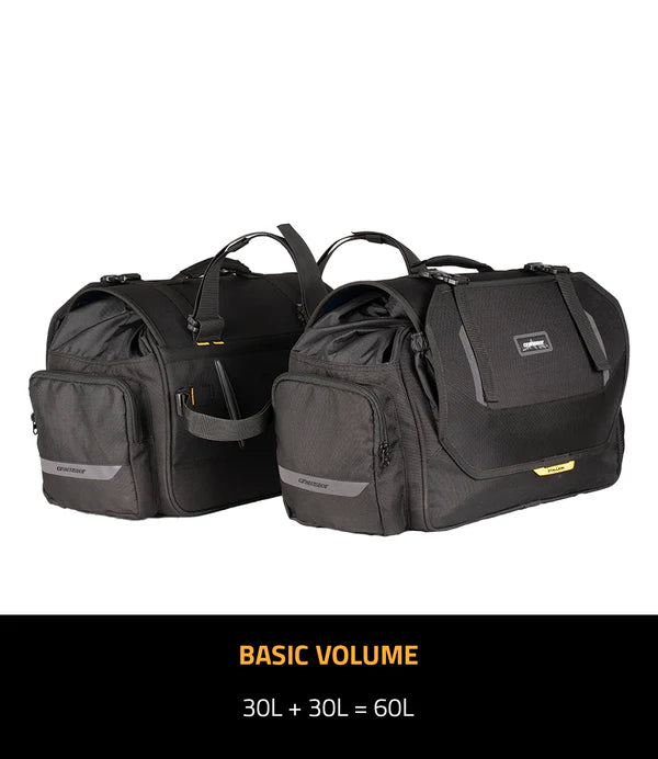 CRAMSTER STALLION SADDLEBAGS 60L – WATERPROOF