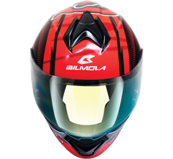 BILMOLA RAPID DON'T SHIFT MISS HELMET - RED GREEN
