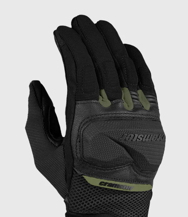 CRAMSTER BREEZER GLOVES - BLACK OLIVE GREEN