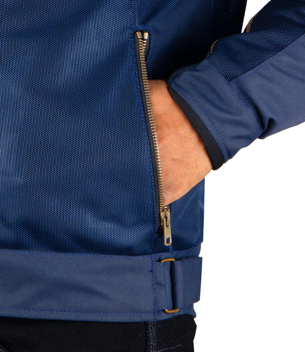 CRAMSTER FLUX RIDING JACKET - BLUE