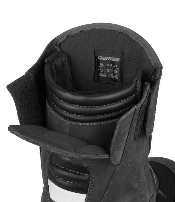 CRAMSTER FLUX MOTORCYCLE TOURING BOOTS - BLACK
