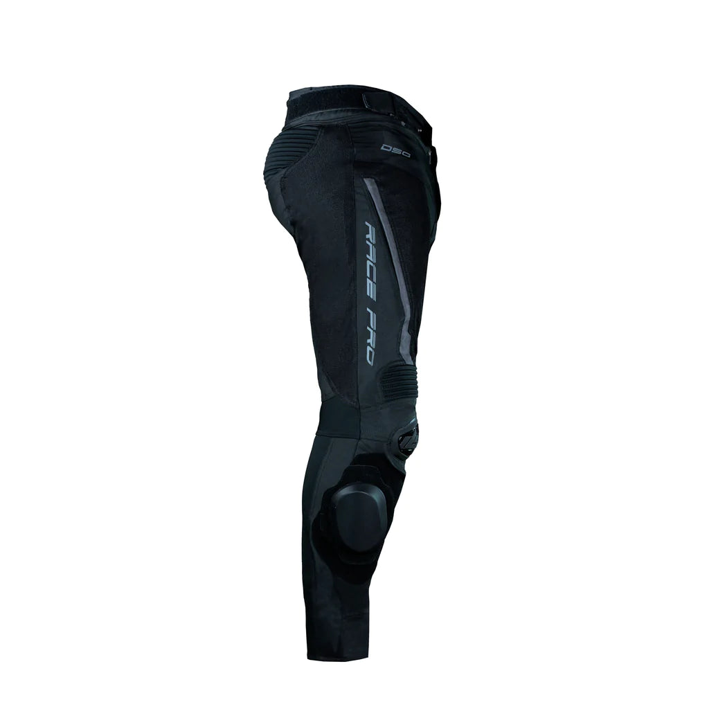 DSG RACE PRO BLACK GREY RIDING PANTS