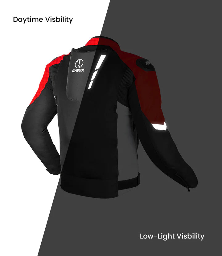 RYNOX DELTA GT JACKET - BLACK RED
