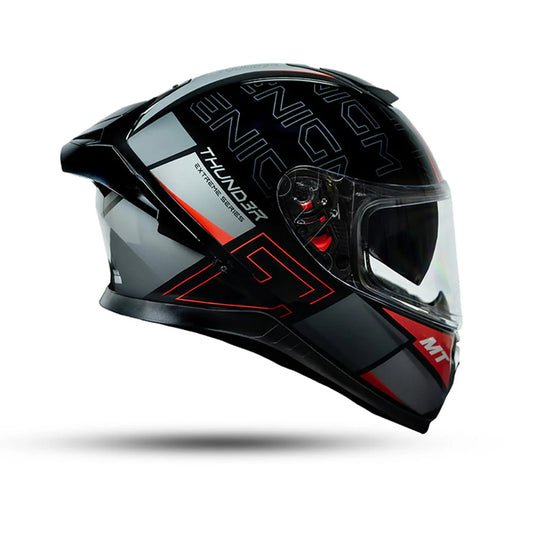 MT THUNDER 3 SV (SPOILER) ENIGMA B1 HELMET - GLOSS FLUOR