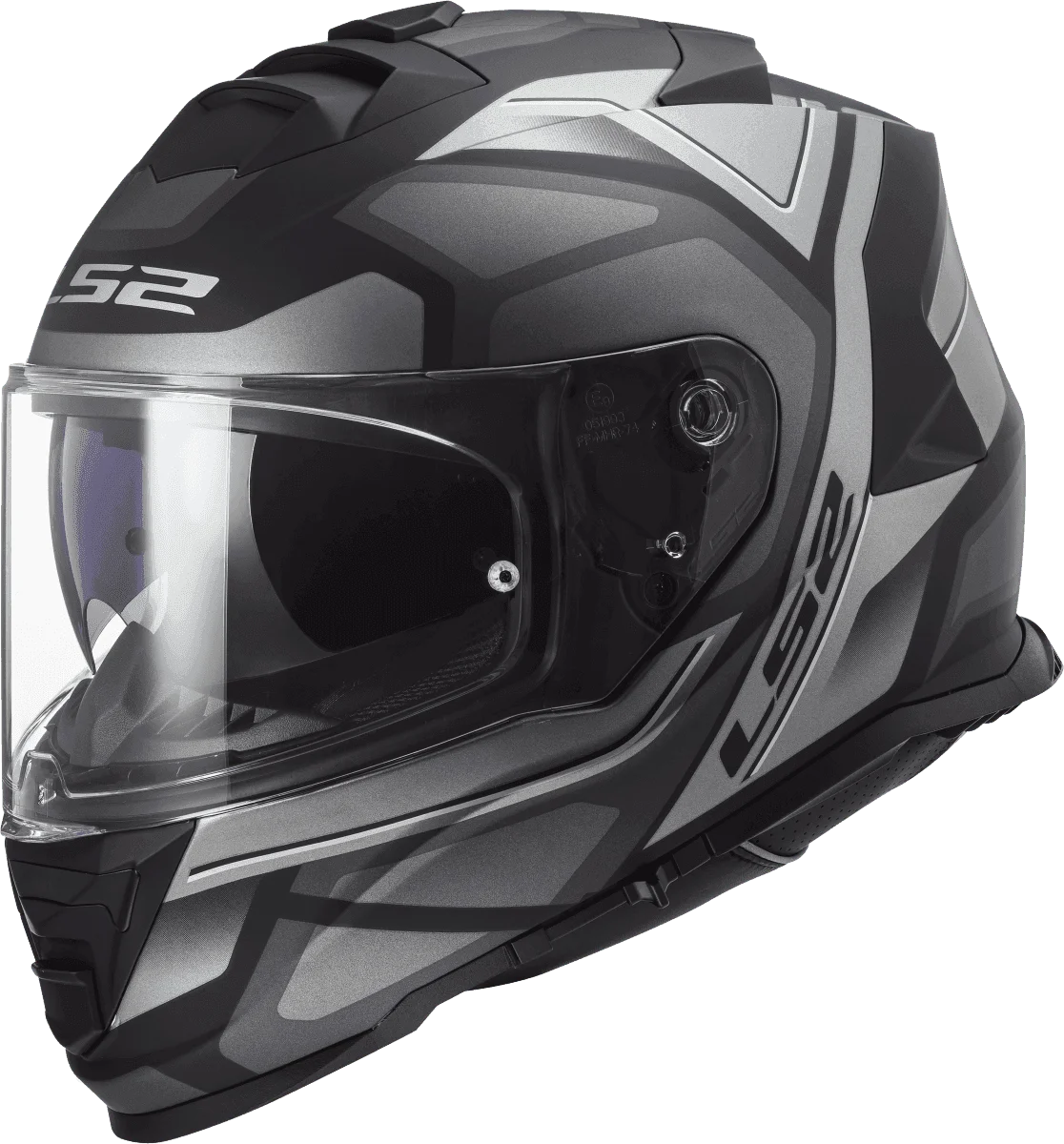 LS2 FF800 STORM HELMET - FASTER MATT TITANIUM 06