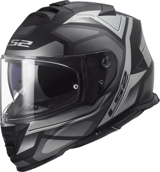 LS2 FF800 STORM HELMET - FASTER MATT TITANIUM 06