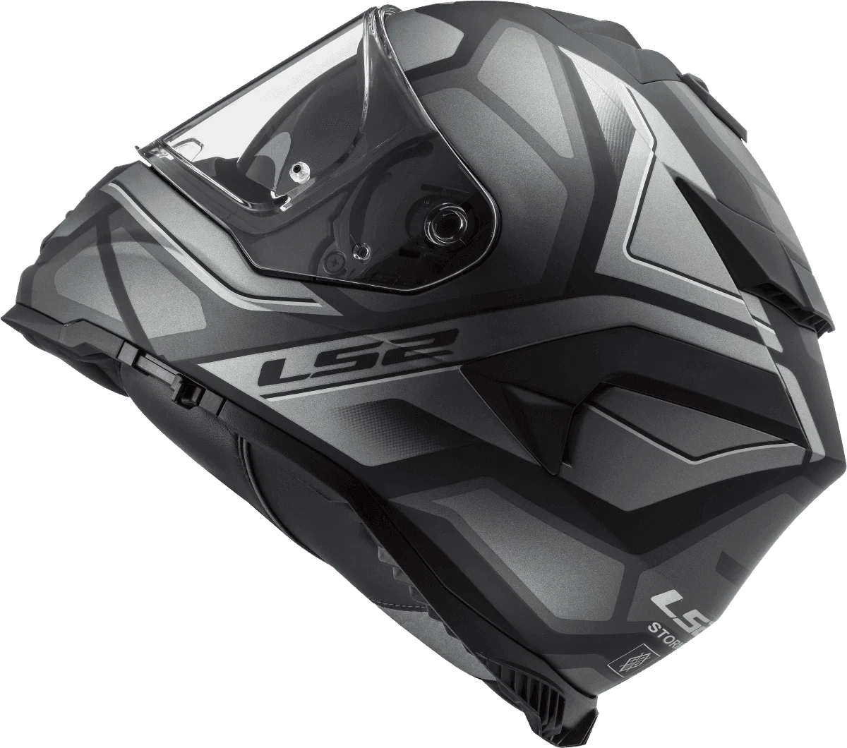 LS2 FF800 STORM HELMET - FASTER MATT TITANIUM 06