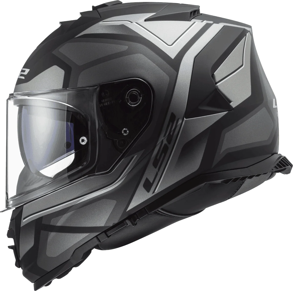 LS2 FF800 STORM HELMET - FASTER MATT TITANIUM 06