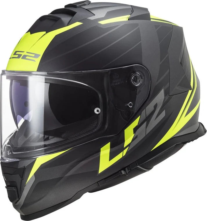 LS2 FF800 STORM II NERVE RAINBOW 06 HELMET - BLACK