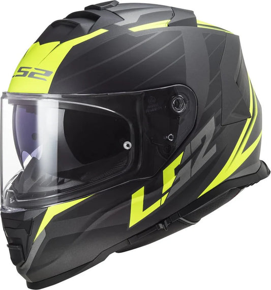 LS2 FF800 STORM II NERVE RAINBOW 06 HELMET - BLACK