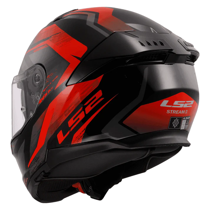 LS2 FF320 STREAM HELMET - FURY BLACK RED 06