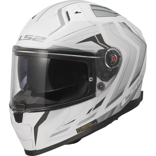 LS2 FF811 VECTOR II ALIZER WHITE SILVER