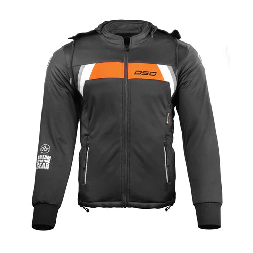 DSG URBAN RIDER RIDING JACKET  - BLACK ORANGE