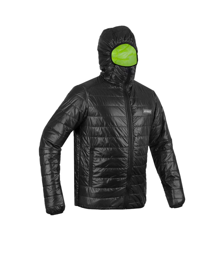 RYNOX SURGE PUFFER WINTER JACKET - GLOSS BLACK