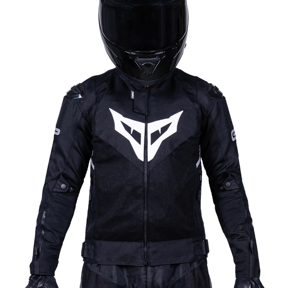 DSG GPX RIDING JACKET - BLACK WHITE