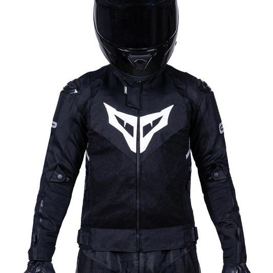 DSG GPX RIDING JACKET - BLACK WHITE
