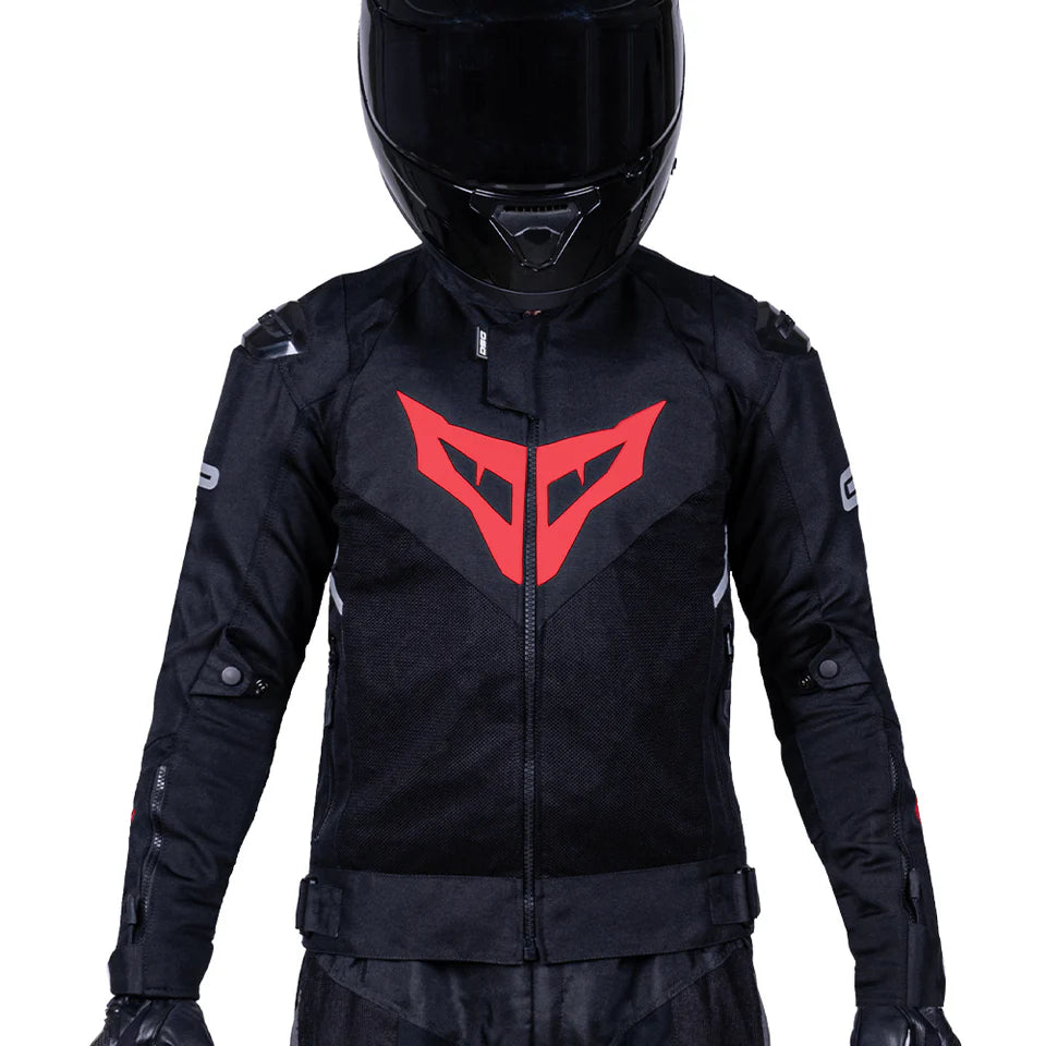 DSG GPX RIDING JACKET - BLACK RED