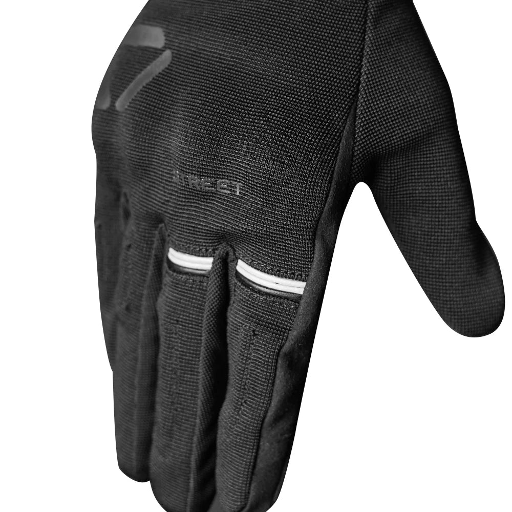 KORDA STREET 2.0 MATT BLACK RIDING GLOVES
