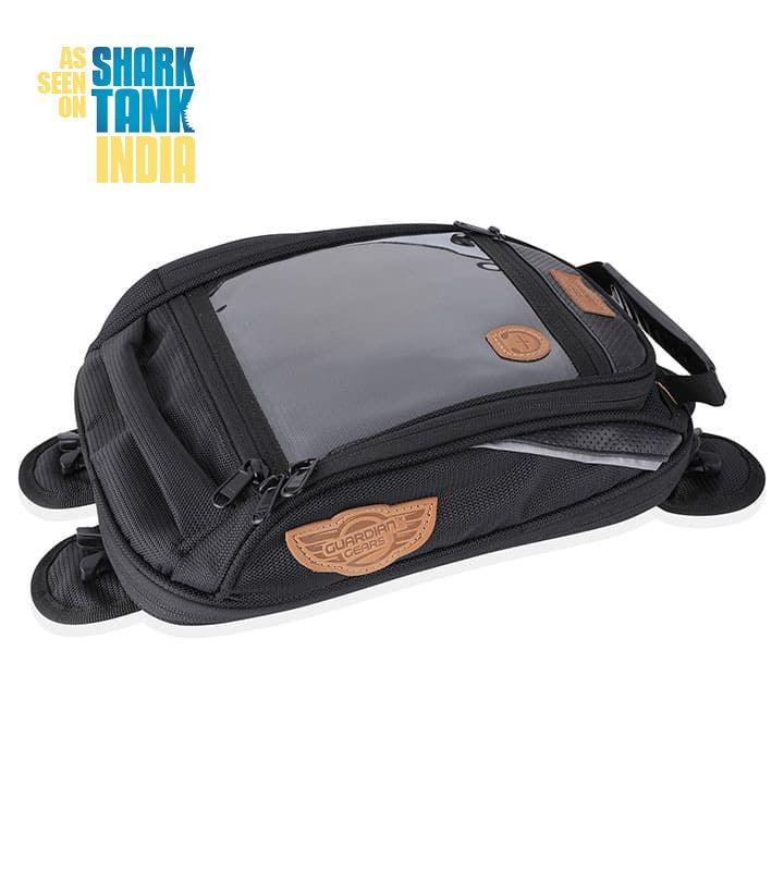 GURDIAN GEARS SHARK MINI UNIVERSAL 18L TANK BAG WITH RAIN COVER