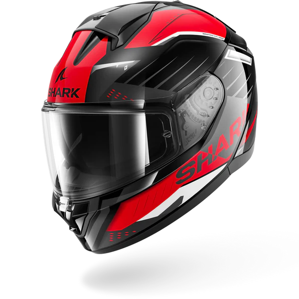 SHARK BLACK ANTHRACITE HELMET - BLACK RED