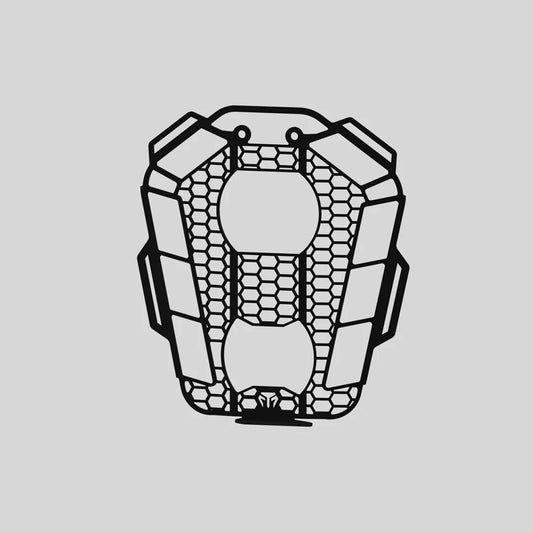 MOTO TORQUE ENGINE HEADLIGHT GUARD HONEYCOMB VERISON FOR KTM 390 ADVENTURE/ADVENTURE X