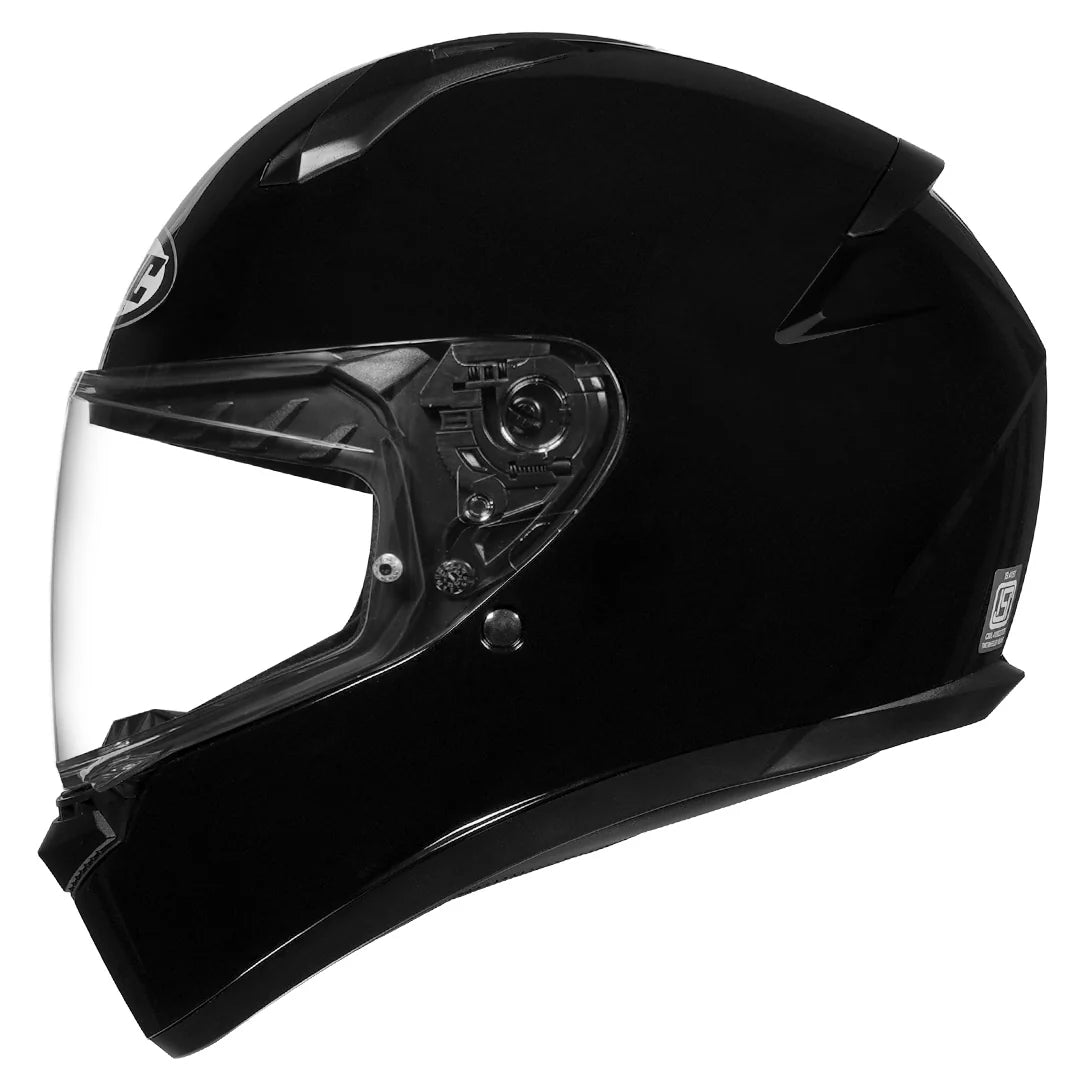 HJC C10 SOLID BLACK HELMET