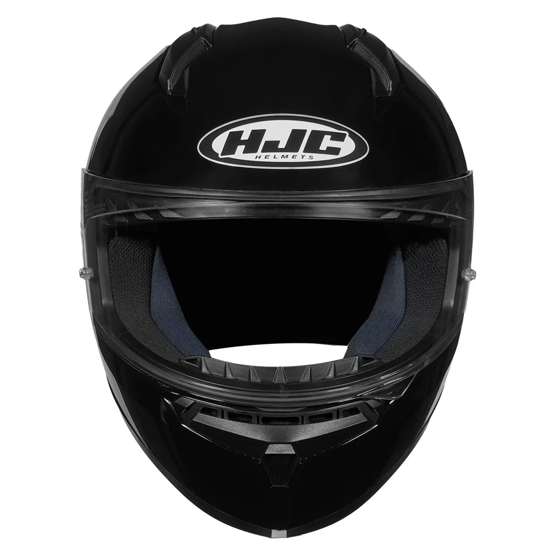HJC C10 SOLID BLACK HELMET