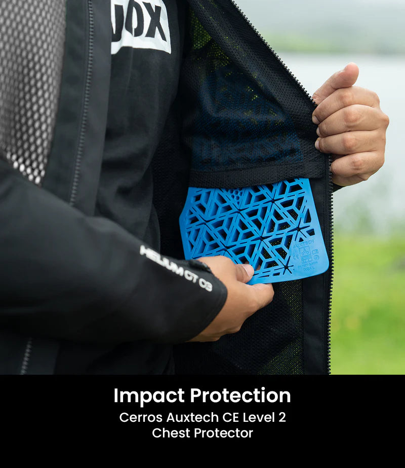 RYNOX HELIUM GT 3 JACKET - BLACK & GREY