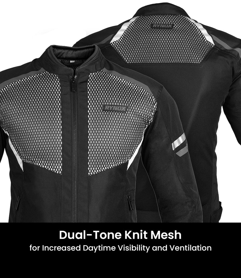 RYNOX HELIUM GT 3 JACKET - BLACK & GREY