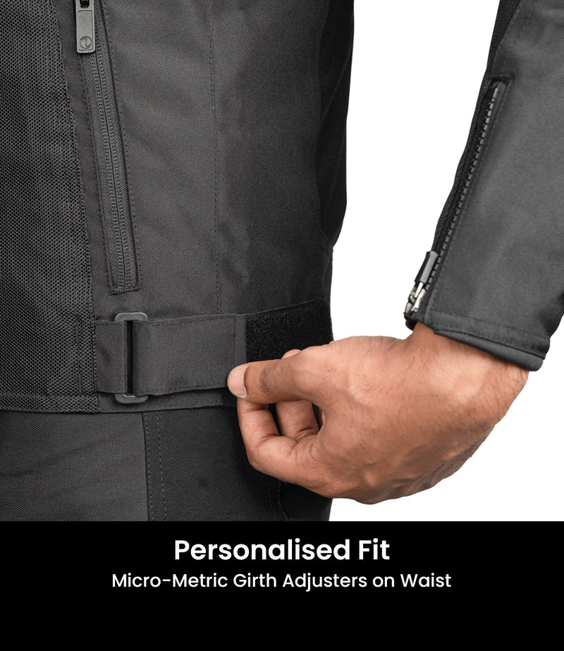 RYNOX HELIUM GT 3 JACKET - BLACK & GREY