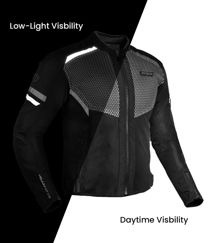 RYNOX HELIUM GT 3 JACKET - BLACK & GREY