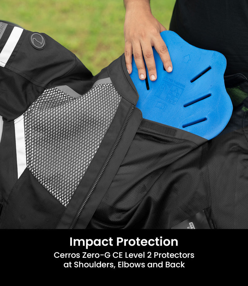 RYNOX HELIUM GT 3 JACKET - BLACK & GREY