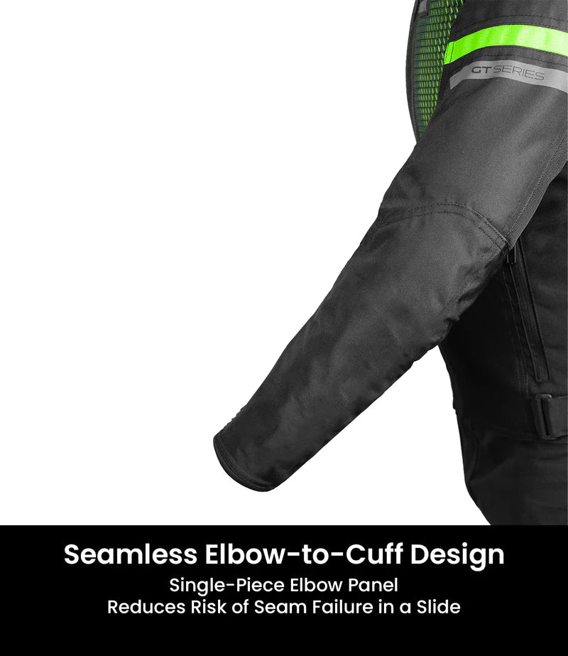 RYNOX HELIUM GT 3 JACKET - HI-VIZ GREEN