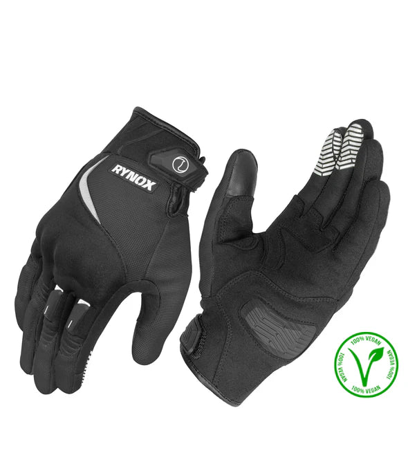RYNOX HELIUM GT GLOVES - BLACK WHITE