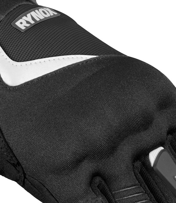 RYNOX HELIUM GT GLOVES - BLACK WHITE