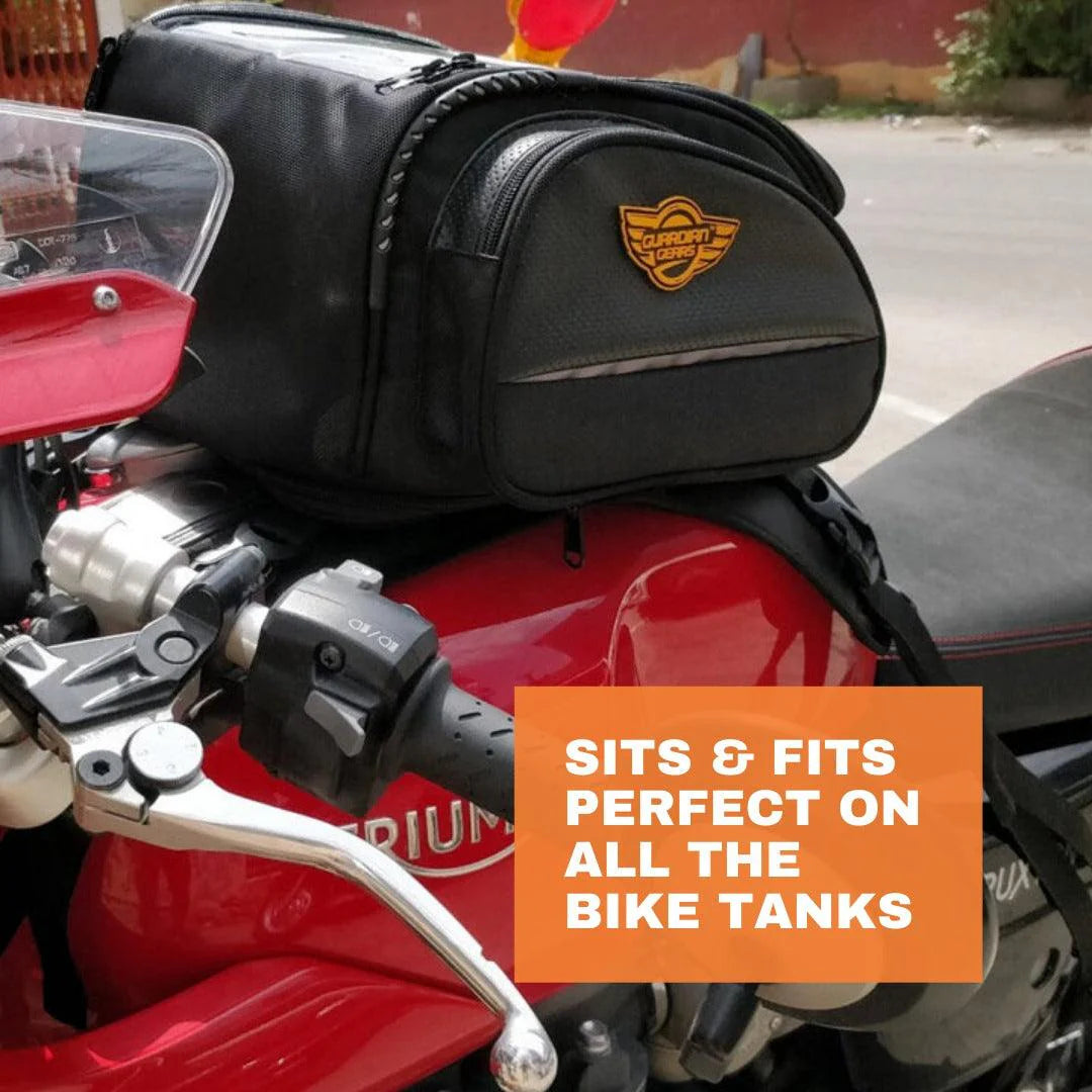 SHARK UNIVERSAL (NON-MAGNETIC) 28L TANK BAG WITH RAIN COVER