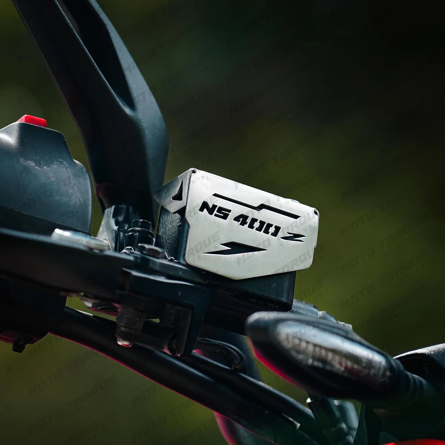 MOTO TORQUE FRONT MASTER CYLINDER GUARD SS MATTE FOR PULSAR NS 400
