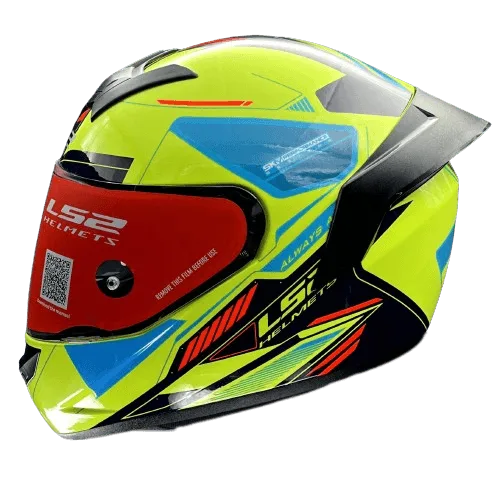 LS2 FF352 ROOKIE BETHA HI VIZ YELLOW NAVY BLUE